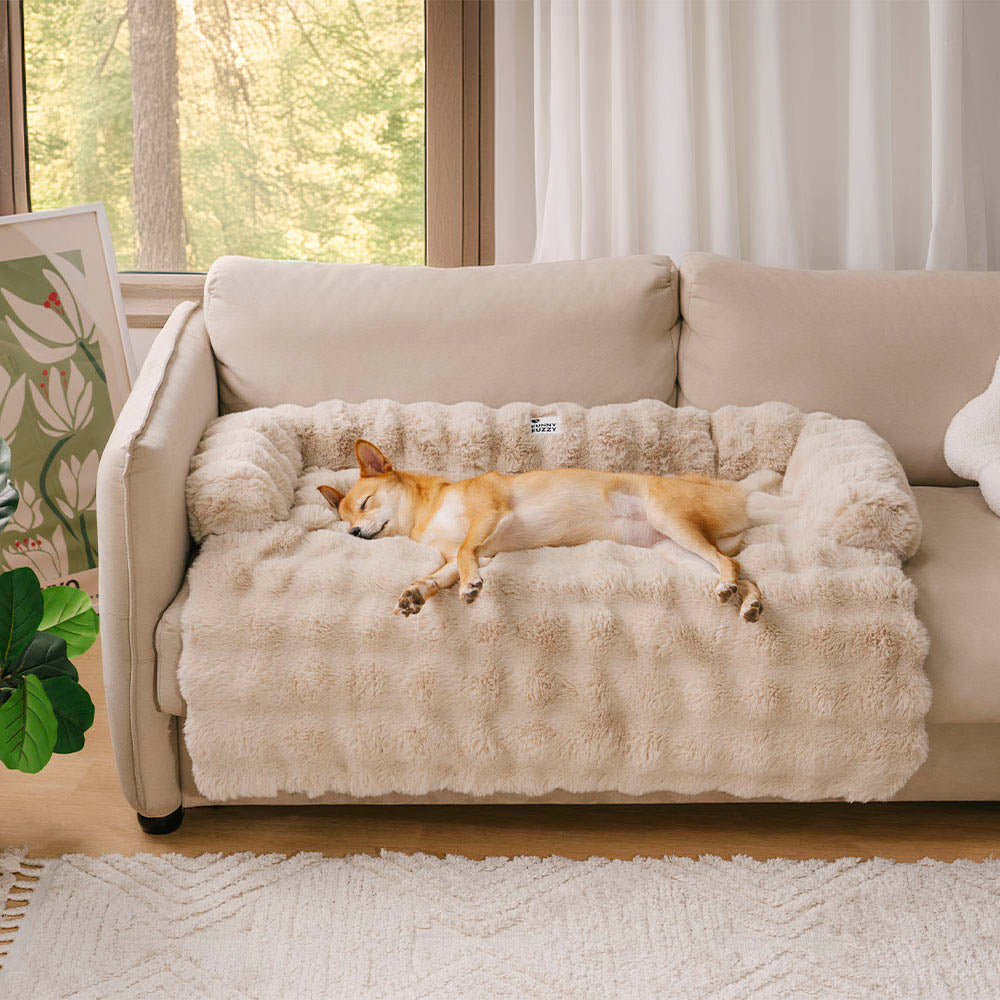 Fluffy Relaxing Calming Dog Bed Sofa Protector Pet Mat