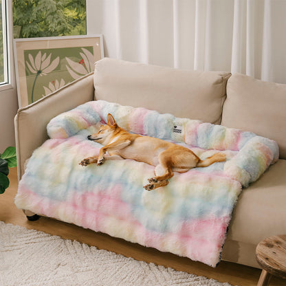 Fluffy Relaxing Calming Dog Bed Sofa Protector Pet Mat