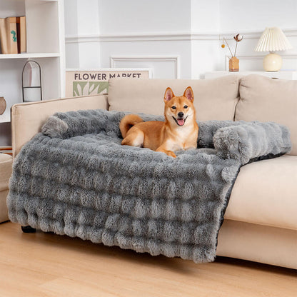 Fluffy Relaxing Calming Dog Bed Sofa Protector Pet Mat