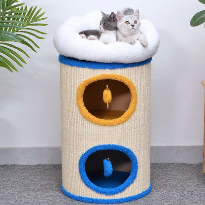 Cloud Cat Nest Sisal Bucket Cat Nest