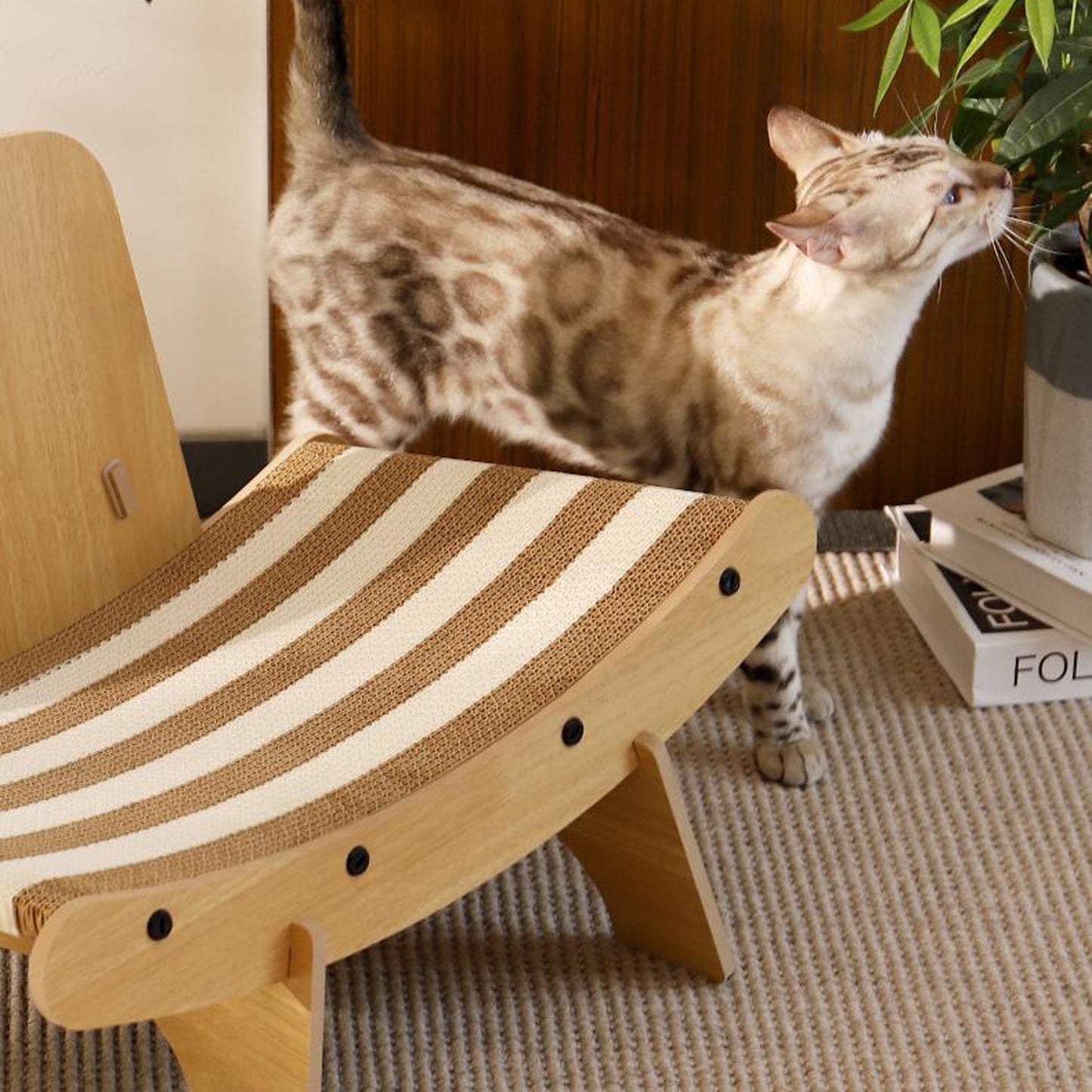 Colorful Corrugated Sofa Cat Scratching Board Cat Nest