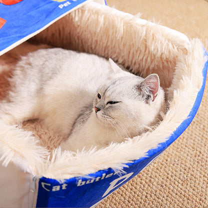 Creative Snack Packaging Box Cat Nest Pet Bed