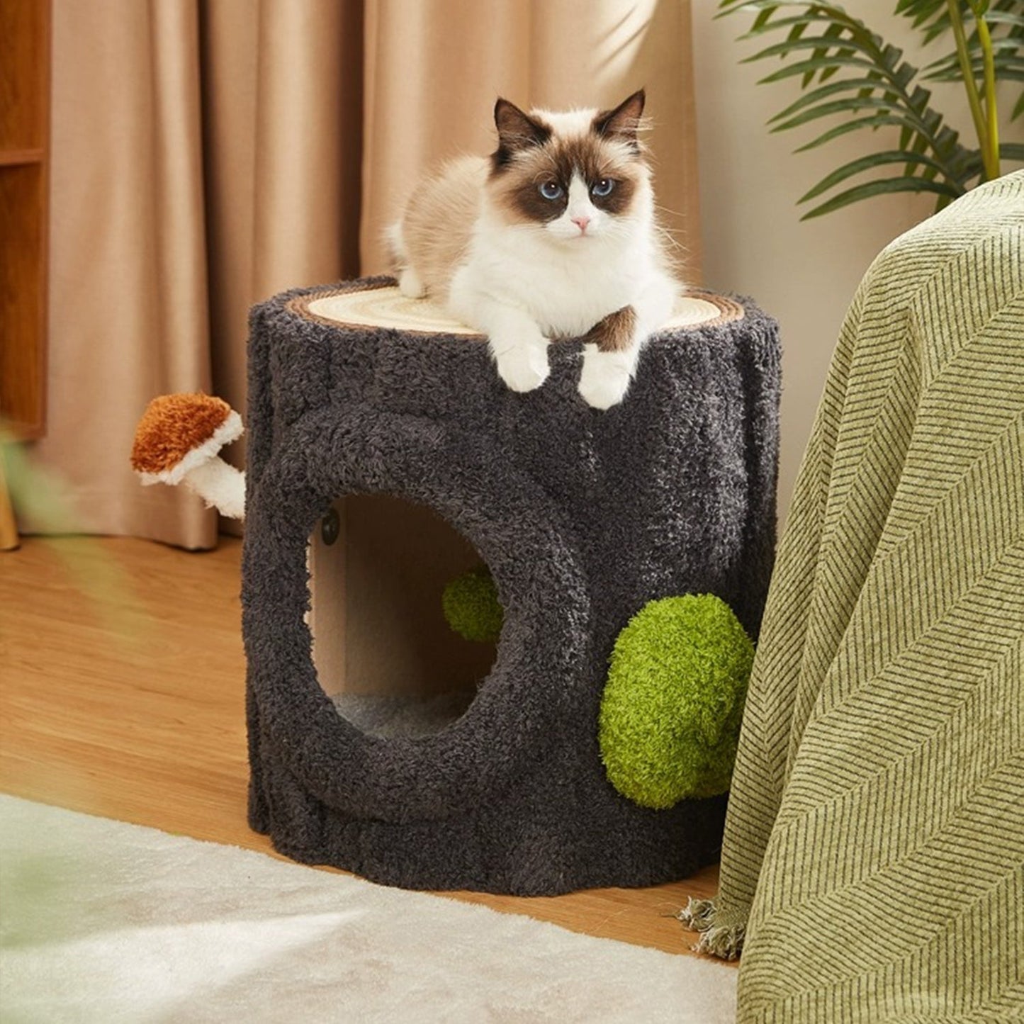 Deluxe Navy Cat Furniture Tree Climbing for Large Cat