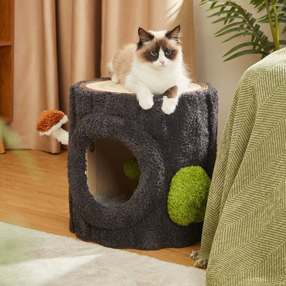 Deluxe Navy Cat Furniture Tree Climbing for Large Cat