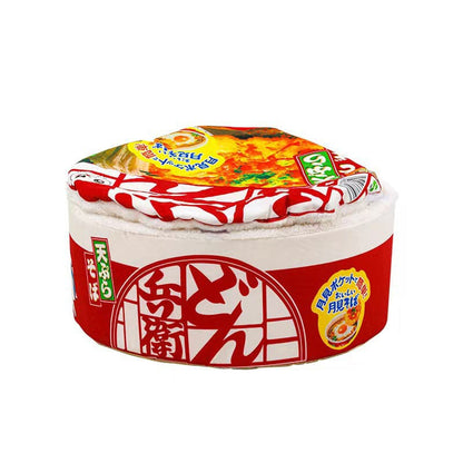 Instant Noodle Barrel Ramen Bowl Pet Litter Round Cat Nest