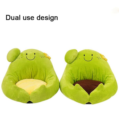 Orange / Frog Cuddler Cat Beds Orange / Green