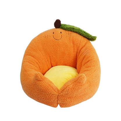 Orange / Frog Cuddler Cat Beds Orange / Green