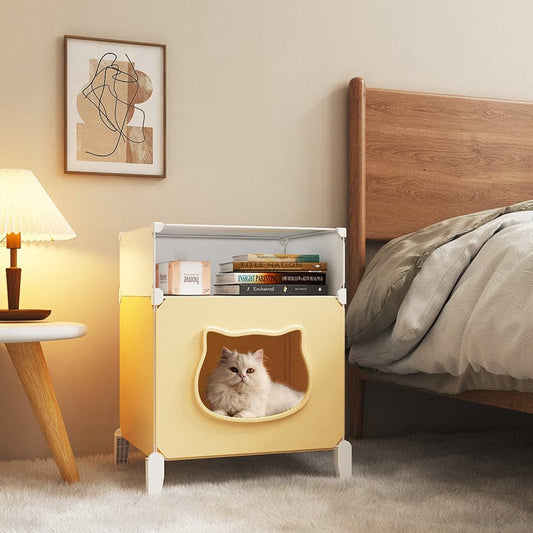 Small Simple Nightstand Style Cat House