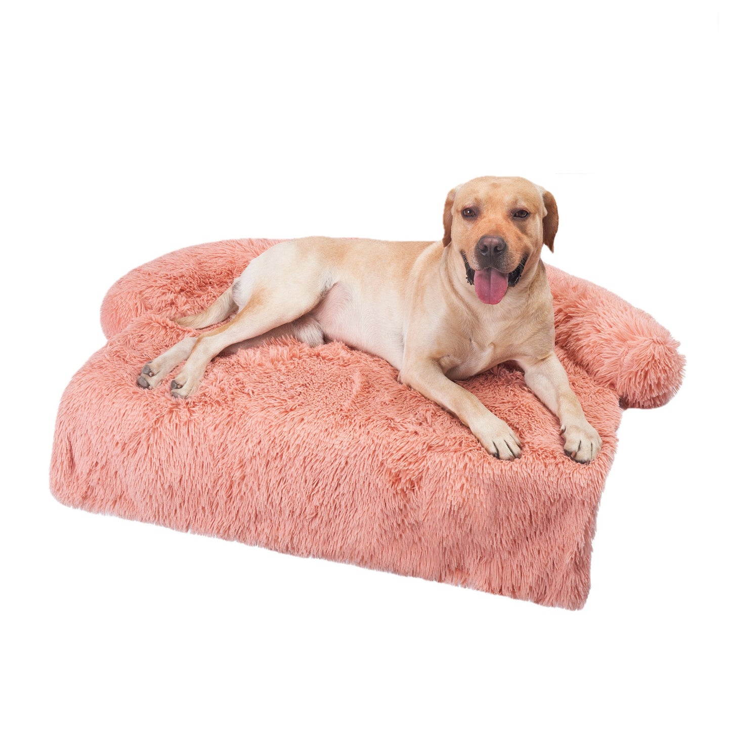 Fluffy Dog Bed Mat Calming Relaxing Sofa Protector