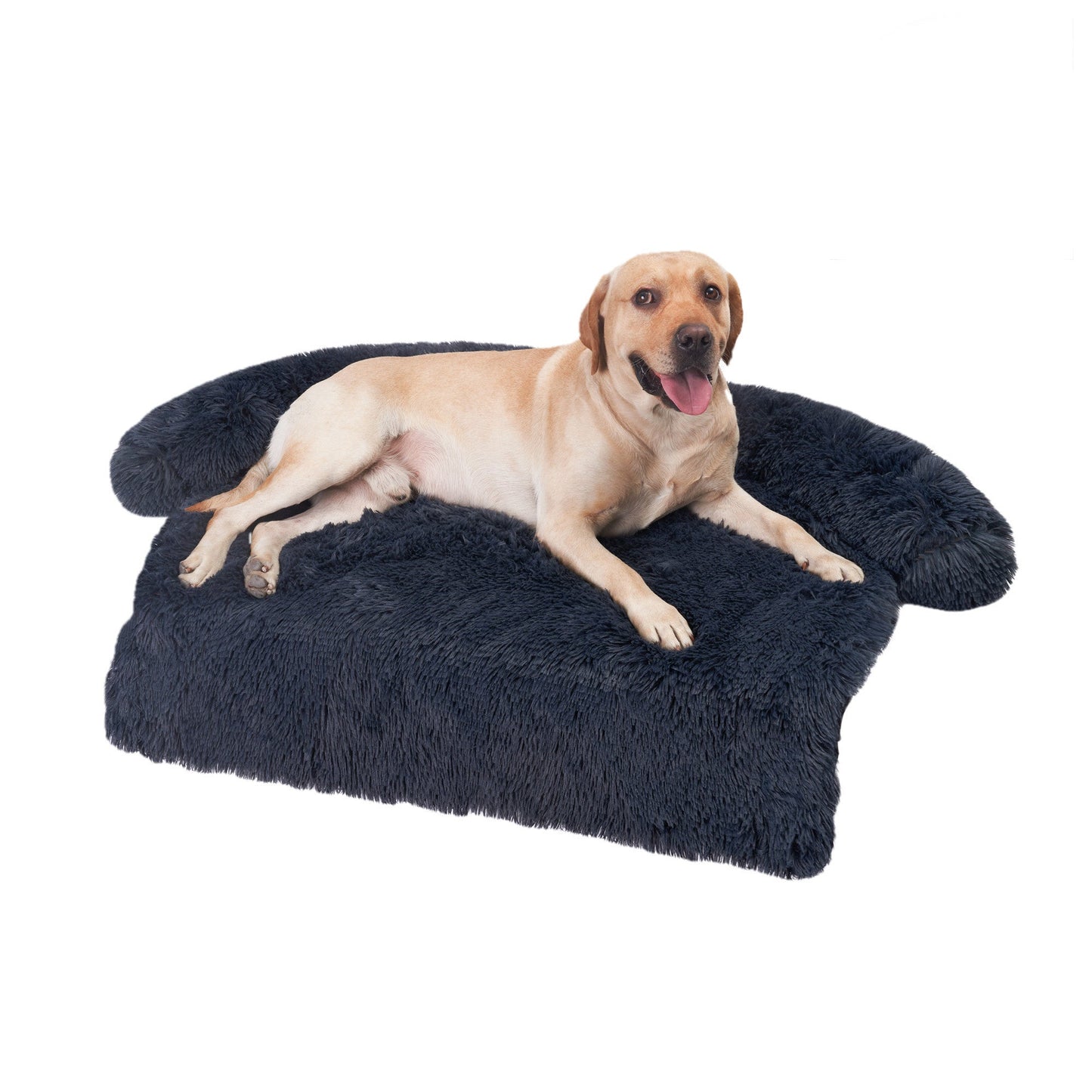 Fluffy Dog Bed Mat Calming Relaxing Sofa Protector